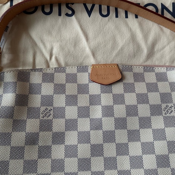 Authentic Louis Vuitton Graceful PM N42249- Damier Azur - Picture 4 of 7